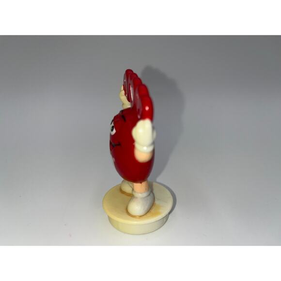 Vintage M&M Valentine's Day Red M & M I love you Heart Cake Topper cupcake OMG - Picture 5 of 9